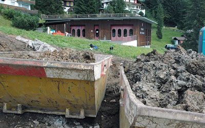Triage von belastetem Aushubmaterial